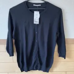 UNIQLO UVカット クルーネックカーディガン　七分袖