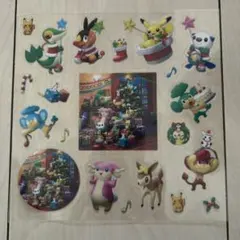 ポケモン クリスマスシールセット 4シート