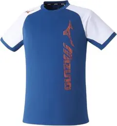 MIZUNO ミズノ テニスウェア 半袖Tシャツ 62JA2Z15青Mサイズ新品