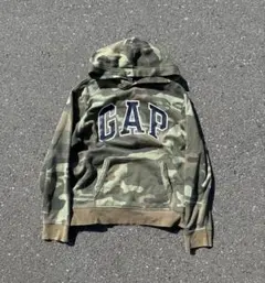 00s 90s y2k old GAP 迷彩 パーカー 平成 グランジ