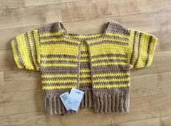 MACPHEE コットンニットカーディガン 新品・タグ付き／春カラー