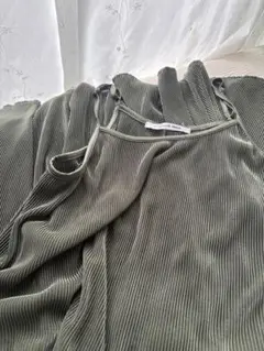 ニットキャミワンピース