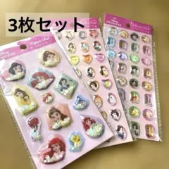 カプセルシール　ストーンシール　まとめ売り　セット　ディズニープリンセス　セリア