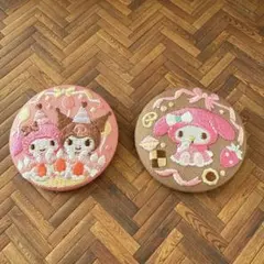 サンリオ　刺繍缶バッジ3 シークレット（マイメロ クロミ） マイメロ