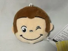 おさるのジョージ ぬいぐるみマスコット キーホルダー　めじるしチャーム