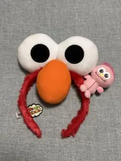 エルモ カチューシャ ぬいぐるみ素材