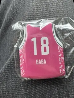 長崎ヴェルカ ピンク缶バッジ 18番