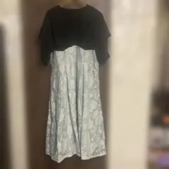 【ラファモプロデュース】 オーガンジー ドッキング ワンピース (れいぼん)