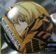 黒子のバスケ　黄瀬涼太　グリッター缶バッジ　コラボ　カラオケの鉄人