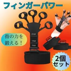 フィンガーパワー【両手2個】握力 指トレ ハンドグリップ トレーニング