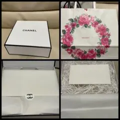 シャネル ギフトラッピングボックス ショッパー付き