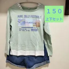 キッズ　女の子　デニムパンツ　ショートパンツ　S