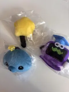 教育番組　ぬいぐるみバッチ　3種