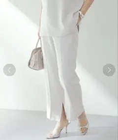 Whim Gazette ウィムガゼット 定番 フロントスリットパンツ 36 - メルカリ