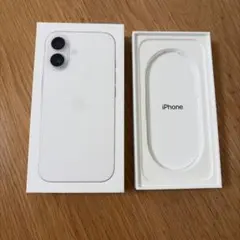 Apple iPhone 16 ホワイト 箱と充電ケーブル - メルカリ