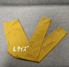 ⑮ 【新品未使用】ヨガウェア レギンス L からし色