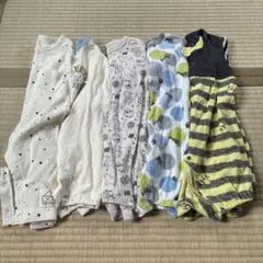 ベビー服ロンパース　5点まとめ売り　60.70サイズ　ビッツ　バースデー　西松屋