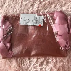 メゾンドフルール　クリアサイドリボンポーチ