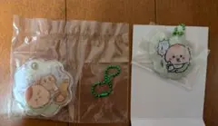 ちいかわベビー トレーディングpvcぷっくりキーホルダー　くりまんじゅう