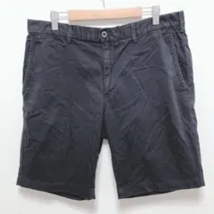 ユニクロ|チノ ショートパンツ【M】コットン100% 無地 シンプル ブラック