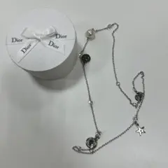 Dior シルバー ネックレス パール 星形チャーム　箱付き