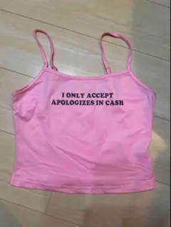 ピンク キャミソール