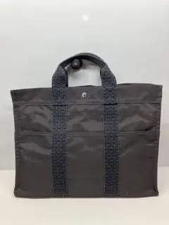 エルメス エールラインMM ハンドバッグ グレー ビジネス プライベート