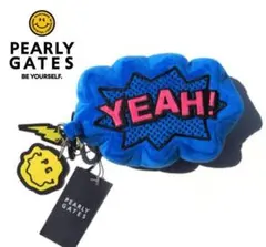新品パーリーゲイツ YEAH！吹き出しロゴ ボア ボールポーチ【正規品】24-2のサムネイル