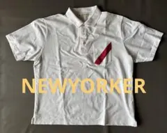 NEWYORKER ニューヨーカー　ホワイト　ポロシャツ　L