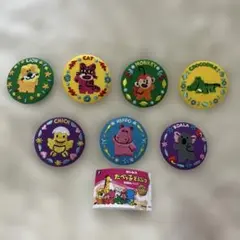 たべっ子どうぶつ 刺繍缶バッジ