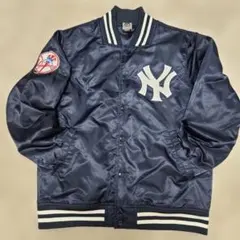Majestic製 MLB ヤンキース スタジャン Mサイズ ネイビー