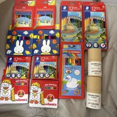 stabilo 他　色鉛筆　１２色✖️11セット　24色✖️2セット