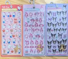 【正規品】ボンボンドロップシール サンリオ3点セット キティ・クロミ・マイメロ