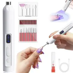 電動ネイルマシン 爪磨き ネイルマシン LED ディスプレイ 正転 逆転