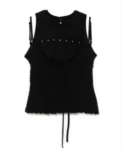andmary Claire set tops ブラック ANDMARY Claire set tops black - メルカリ