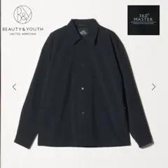 未使用級360° MASTER リングドット シャツアウター ジャケット 黒 M