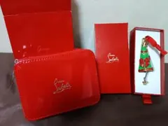 クリスチャンルブタン　バニティケース、 クリスマスオーナメント2点セット 箱付きのサムネイル
