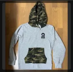 【12/16まで値下】2BRO. 迷彩裏起毛パーカー おついちver.