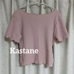 【Kastane】テレコ無地半袖Teeのサムネイル