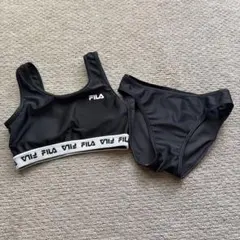 FILA ブラック セパレート水着 女の子用140水着