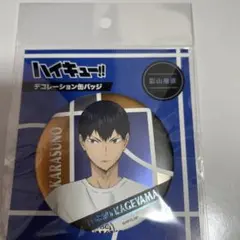 ハイキュー デコレーション缶バッジ 影山飛雄 ジャンプショップ限定