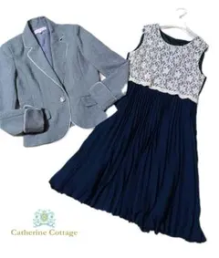 キャサリンコテージ◆ フォーマルシフォンワンピーススーツ◆160.165cm