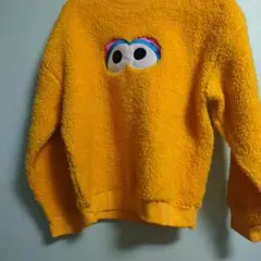 コスプレ　SESAME STREET ボアトレーナー イエロー