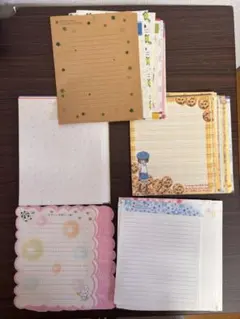 【希少】平成レトロ 便箋 106枚セット バラ売り まとめ売り 2000年代
