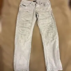 Diesel ライトブルー ダメージデニムW28