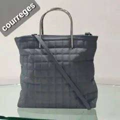 courreges 2wayショルダーバッグ キルティング ハンドバッグ 美品