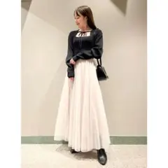 スナイデル　ボレロセットチュールニットワンピース