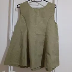 ノースリーブフレアカットソー titivate S 緑系のサムネイル