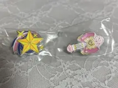 アイカツ プリパラ ピンズコレクション　スターライト学園校章 らぁらマイク