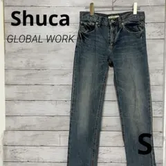 Shuca GLOBAL WORK ストレートデニム ダークブルー S